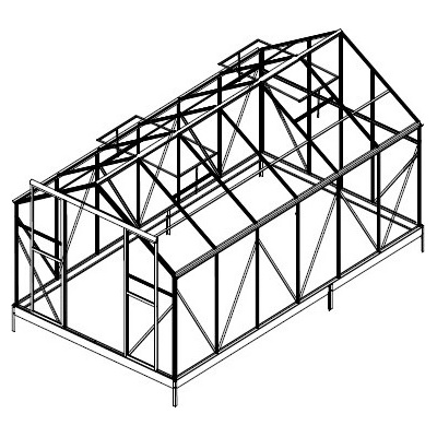 Lanit Plast náhradní prosklení pro skleník LANITPLAST PLUGIN 8x14 PC 4 mm LG3057