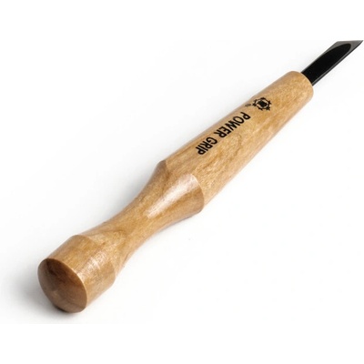 Japonské rezbárske mini-dláto MIKISYO Power Grip so šikmou čepeľou - 6 mm