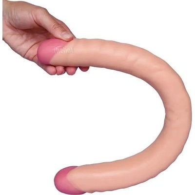 Double Dong Oboustranné dildo realistické silikonové tělové 31 cm