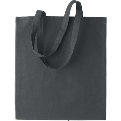 Kimood Bavlněná taška SHOPPER tmavě šedá