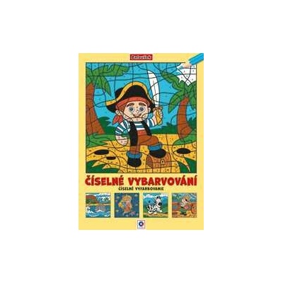 Omalovánka A4 Číselné vybarvování