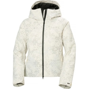 Helly Hansen Дамско ски яке Helly Hansen Women's Nora Short Puffy Jacket Ski jacket - Cream New Nordic Aop (104-6744-0113)
