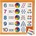 Educo Диаграма за броене от 6 до 10, Educo (E522177)
