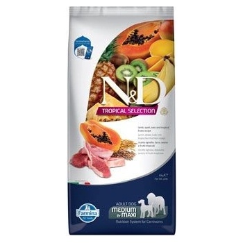 N&D dog Tropical Selection AG adult maxi & Medium lamb 10 kg