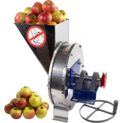 PROCRAFT Ръчна мелачка за плодове и зеленчуци Vinita, 6 L, инокс, с моторна ролка за закрепване (4945)