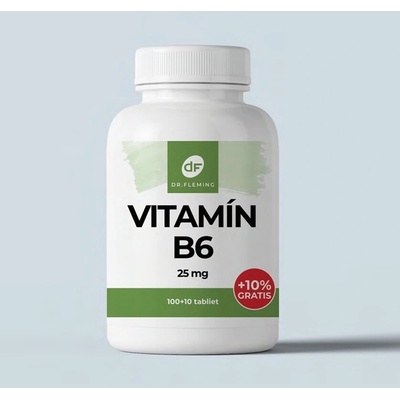 Dr.fleming Vitamin B6 25mg +10% gratis 110 ks