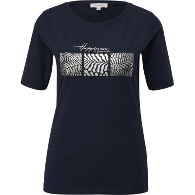 s.Oliver RL T-SHIRT tmavě modrá