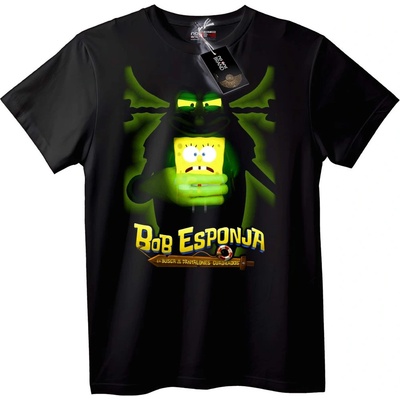 NOONEBRAND Тениска SpongeBob Ужаси - 6XL, Black