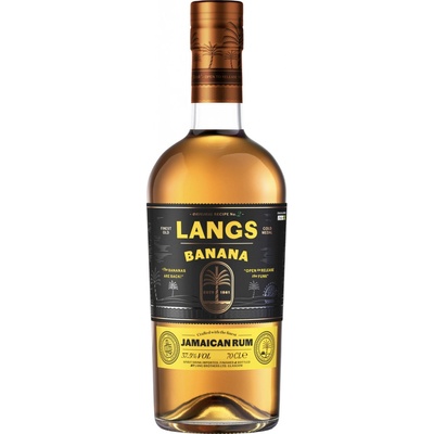 Langs Banana 37,5% 0,7 l (čistá fľaša)