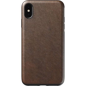 Nomad Leather Rugged Case - кожен (естествена кожа) кейс за iPhone XS Max (кафяв)