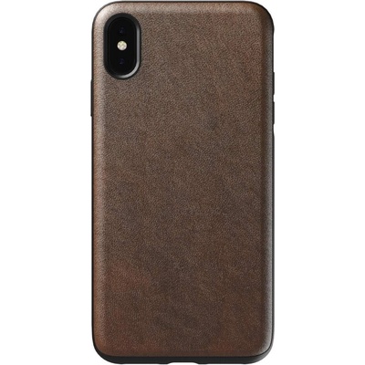 Nomad Leather Rugged Case - кожен (естествена кожа) кейс за iPhone XS Max (кафяв)