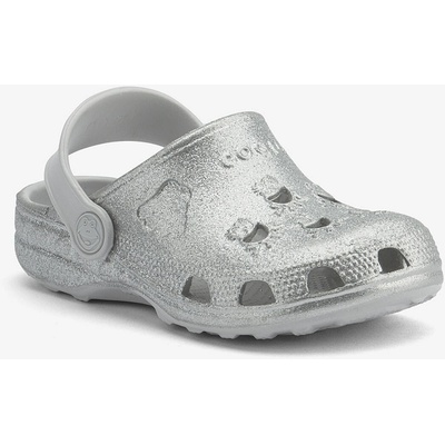 Coqui Big Frog khaki grey glitter