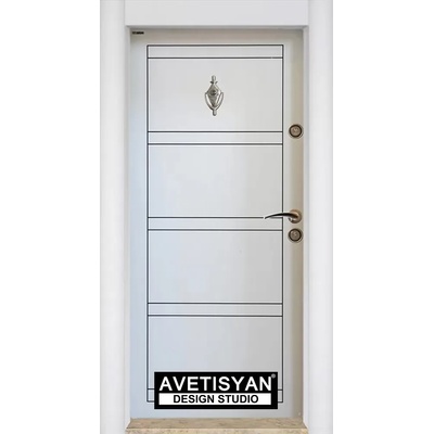 Haska Блиндирана врата Parkdor Стар 27 Бяла перла (цена без монтаж)