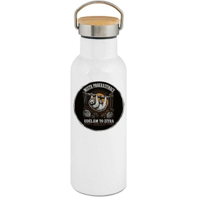 123TRIKO termoska Mistr prokrastinace 500 ml vtipné