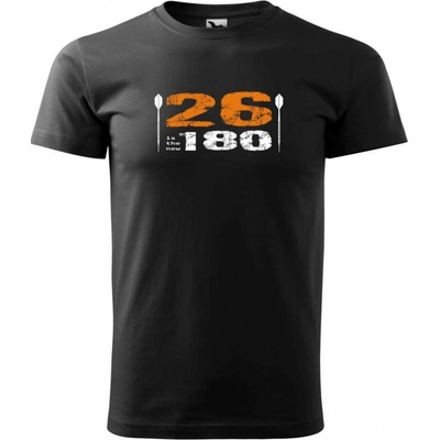 Malfini triko s potiskem 26 black