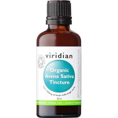 Viridian Avena Sativa Tincture 50 ml Organic Oves setý
