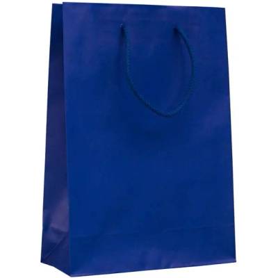 Darčeková papierová taška , Blue, L
