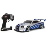 Jada Toys Toys: Deadly Speed RC Nissan Skyline GTR 1 автомобил с дистанционно управление, 1: 10