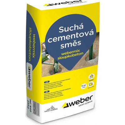 Weber.mix Sloupkobeton - suchá betonová směs - 25 kg balení 25 kg (ks) – Zbozi.Blesk.cz