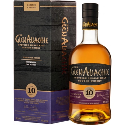 The GlenAllachie Chinquapin Virgin Oak 10y 48% 0,7 l (kazeta)
