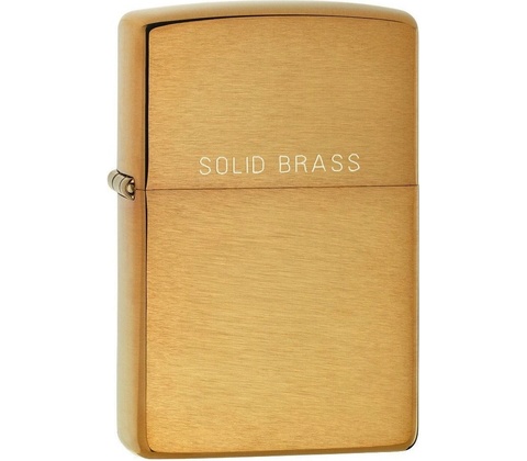 Zippo Solid Brass 23001
