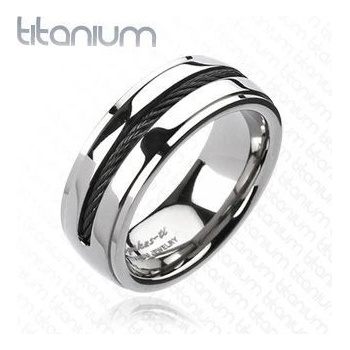 Šperky4U Pánský prsten z Titanu OPR1450