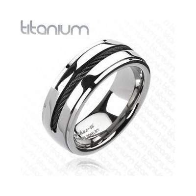 Šperky4U Pánský prsten z Titanu OPR1450