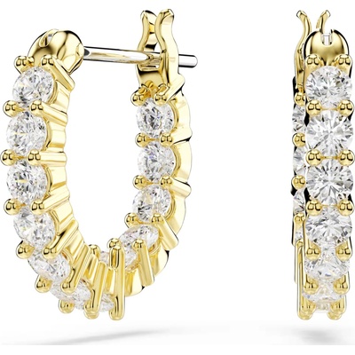 Swarovski Pozlacené kruhy se zirkony Matrix Vittore 5733398