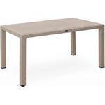 TopMebel Маса Kalan TopMebel от полипропилен в цвят капучино 150x90x75cm