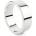 Mr. Steel Mega Wide Band C-Ring 55mm Silver