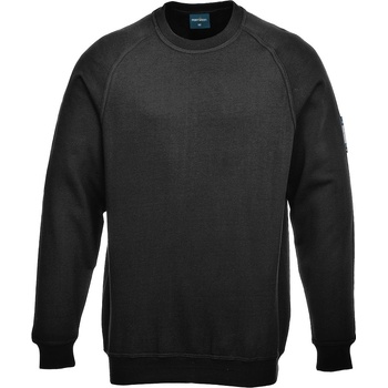 Portwest modaflame fr12 / Огнеупорен антистатичен суитшърт - Черен m (fr12bkrm)