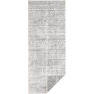 Hanse Home Сив и кремав килим за открито , 80 x 250 cm Biri - NORTHRUGS (103862-80x250)