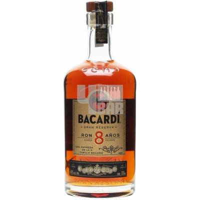 Bacardi 8y 1 l (holá láhev)