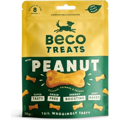 Beco Treats zeleninové maškrty s arašidami 70 g