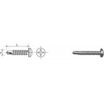 Uncanny Brand Self drill galvanized d7504m-h 4.2*13mm