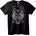 NOONEBRAND Тениска Митичен Вълк Червени Очи - 2XL, Black