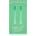 hello coco Electric Toothbrush Heads Green резервни глави за четка за зъби 2 бр