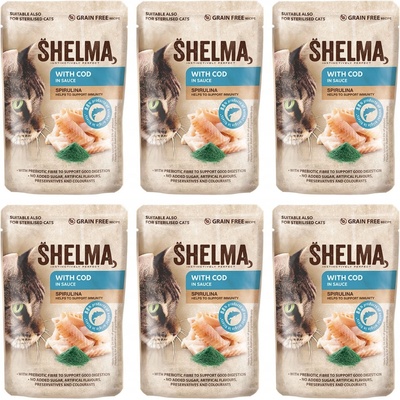 Shelma with cod in sauce 6 x 85 g
