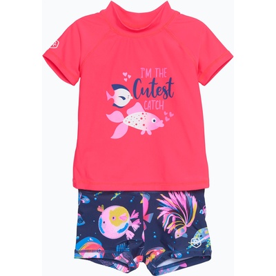 Color Kids Тениска + къси панталони за плуване Цвят Детски комплект розово co7200895380