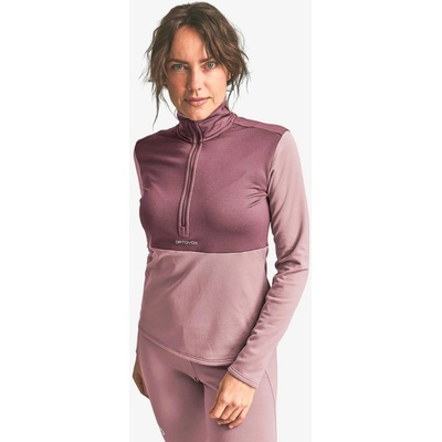 Ortovox Fleece Light Zip Neck dusk rose