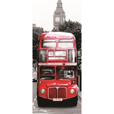 ForWall Fototapeta na dvere Londýn samolepiace 91 x 211 cm