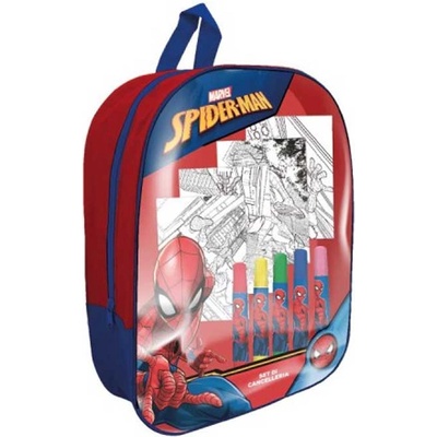 MC Toys Детска раничка с комплект за оцветяване " Spiderman" (SP0784)