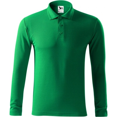 Malfini Pique polo 221 LS středně zelená