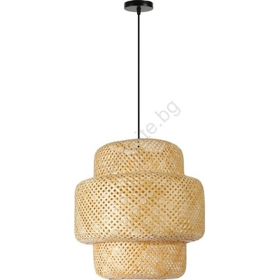 Immax 08268L - Пендел HILO 1xE27/40W/230V Ø 47 см бамбук (IM1358)