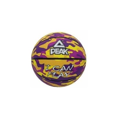 DALI Speakers Баскетболна Топка Peak Peak Camo Ball Жълт Лилав (Размер 5)