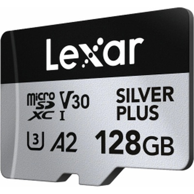 Lexar microSDXC Professional Silver Plus 128 GB LMSSIPL128G-BNANG