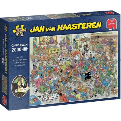 Jumbo - Puzzle Jan Van Haasteren: Ludo Battle - 2 000 piese
