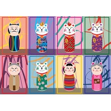 Yazz Maneki Kokeshi 1000 dielov