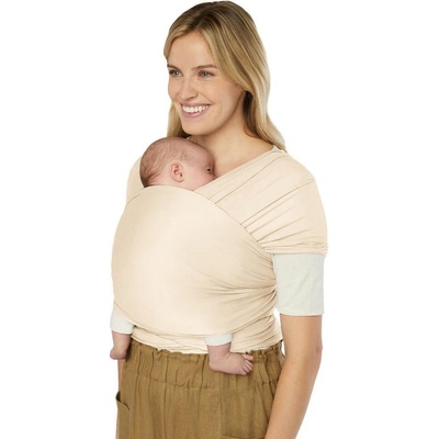 Ergobaby šátek Aura Sustainably Sourced Knit Baby Wrap Cream