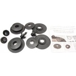 Гумени стелки за CITROEN C-Crosser / PEUGEOT 4007 (2007-2012) / MITSUBISHI Outlander II (2006-2013) / Outlande
